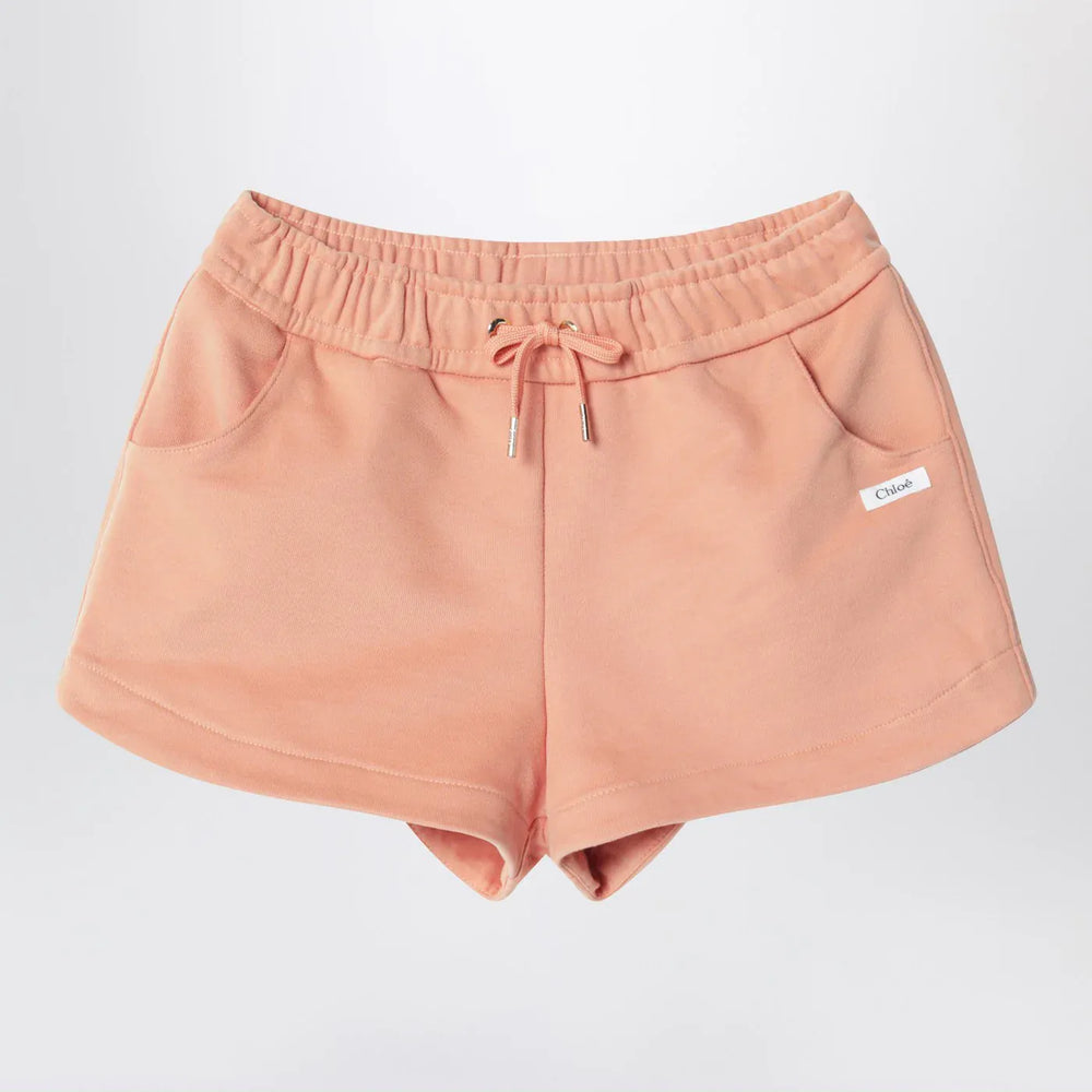 Chloé - Apricot cotton Shorts Brand Shorts 10