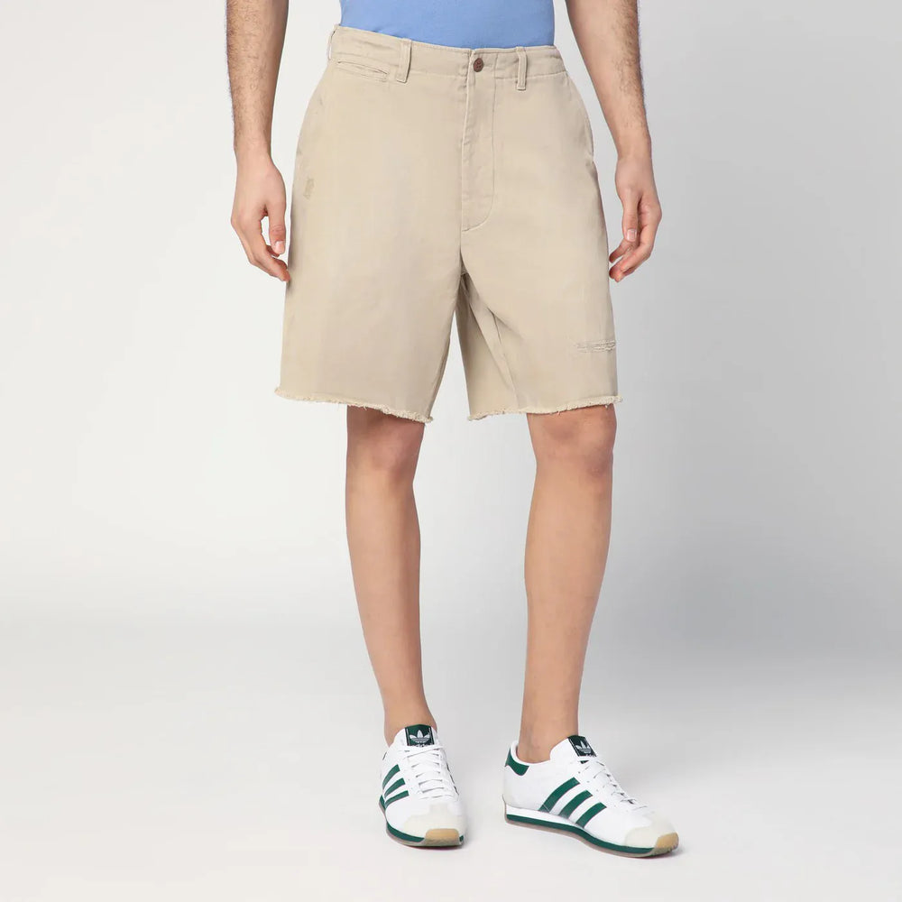 Polo Ralph Lauren - Beige cotton Big-Fit Shorts Brand Shorts 31