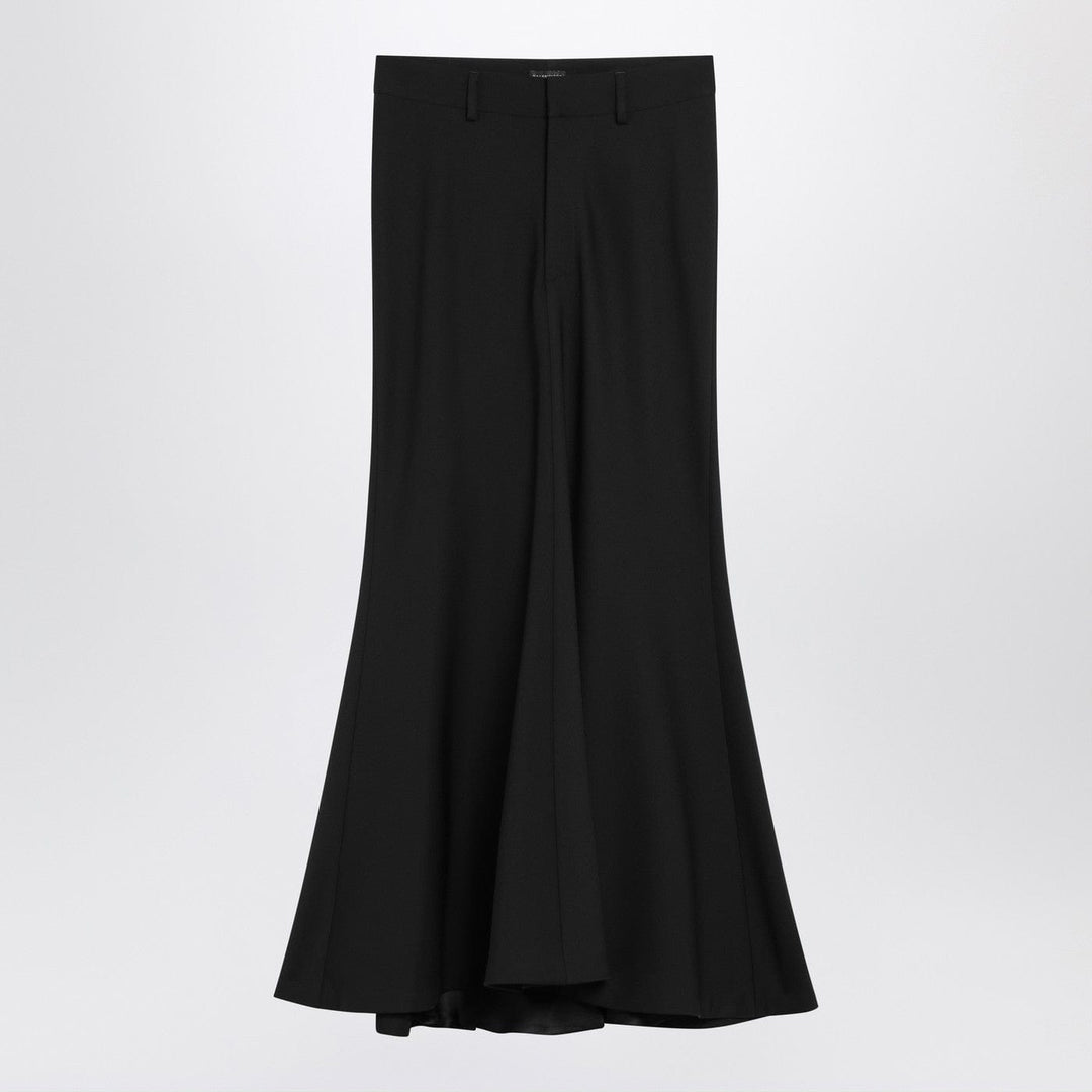 Skirts 36  FR Balenciaga - Black long wool skirt Brand