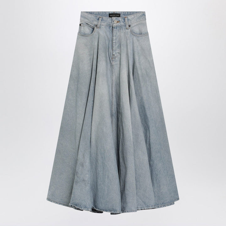 Skirts Balenciaga - Light blue maxi godet denim skirt Brand