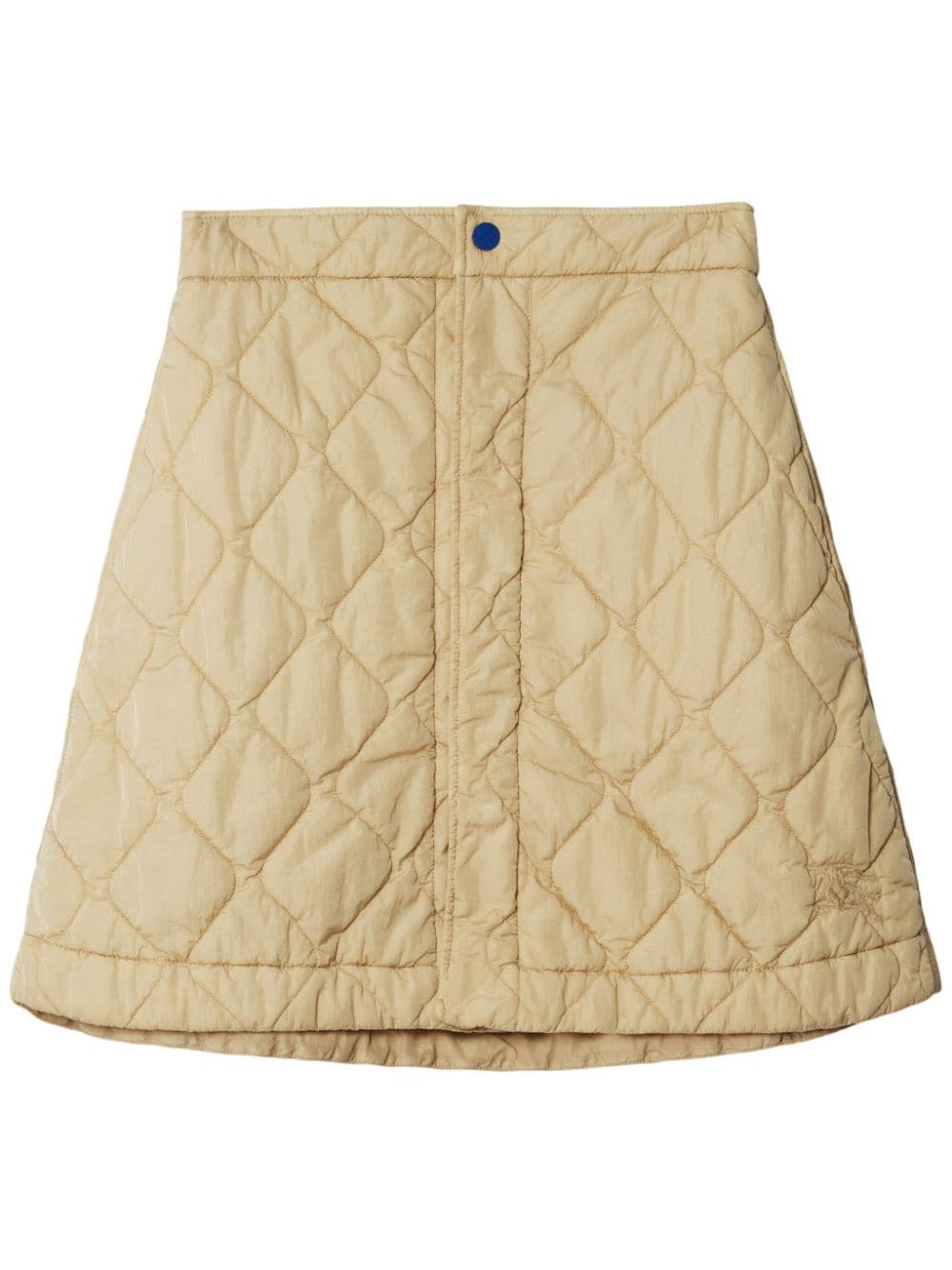 Burberry Skirts Burberry Equestrian Skirts Burberry almond beige quilted A-line skirt with Equestrian Knight embroidery. Brand