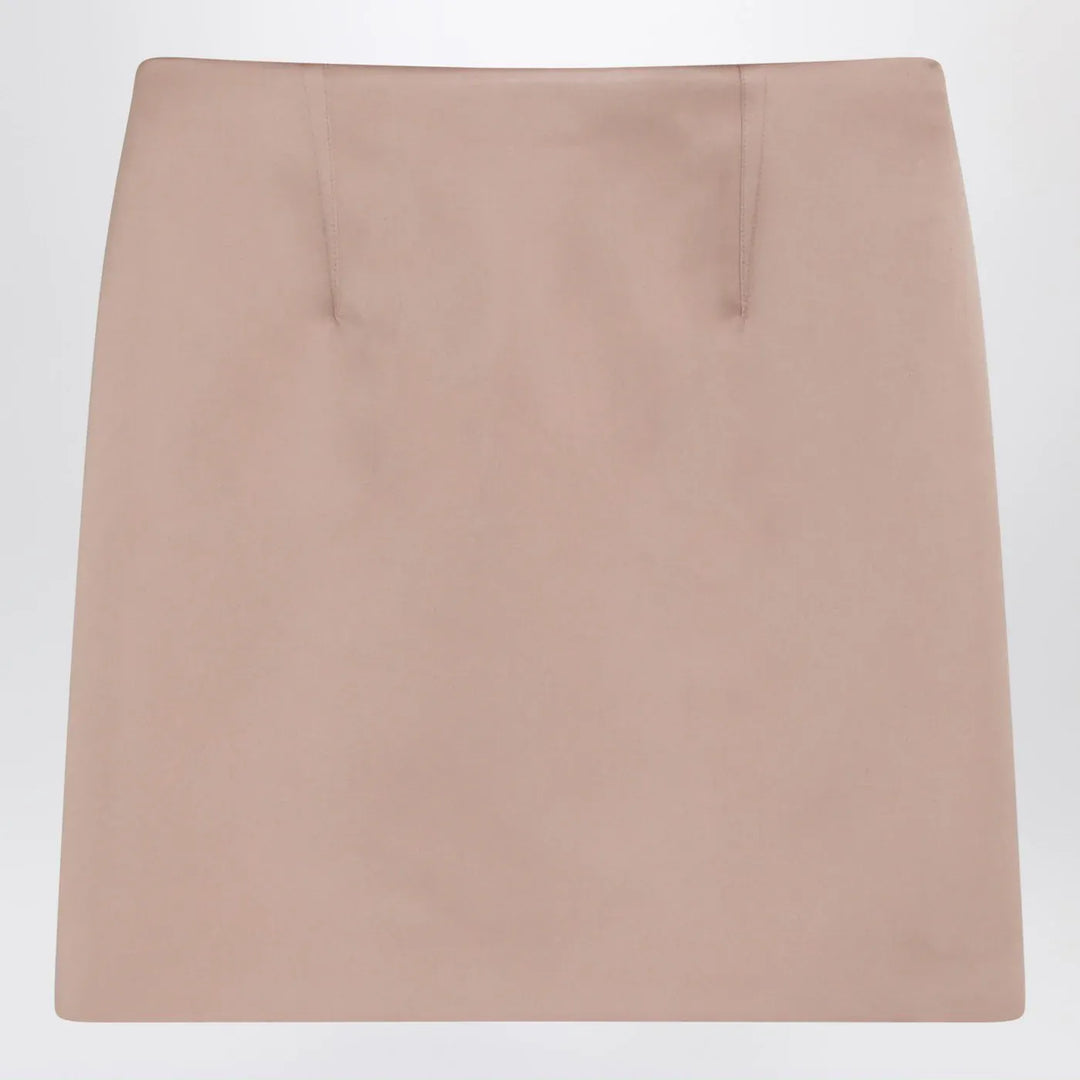 Chloé - Short pink satin pencil skirt Brand Skirts 36  FR