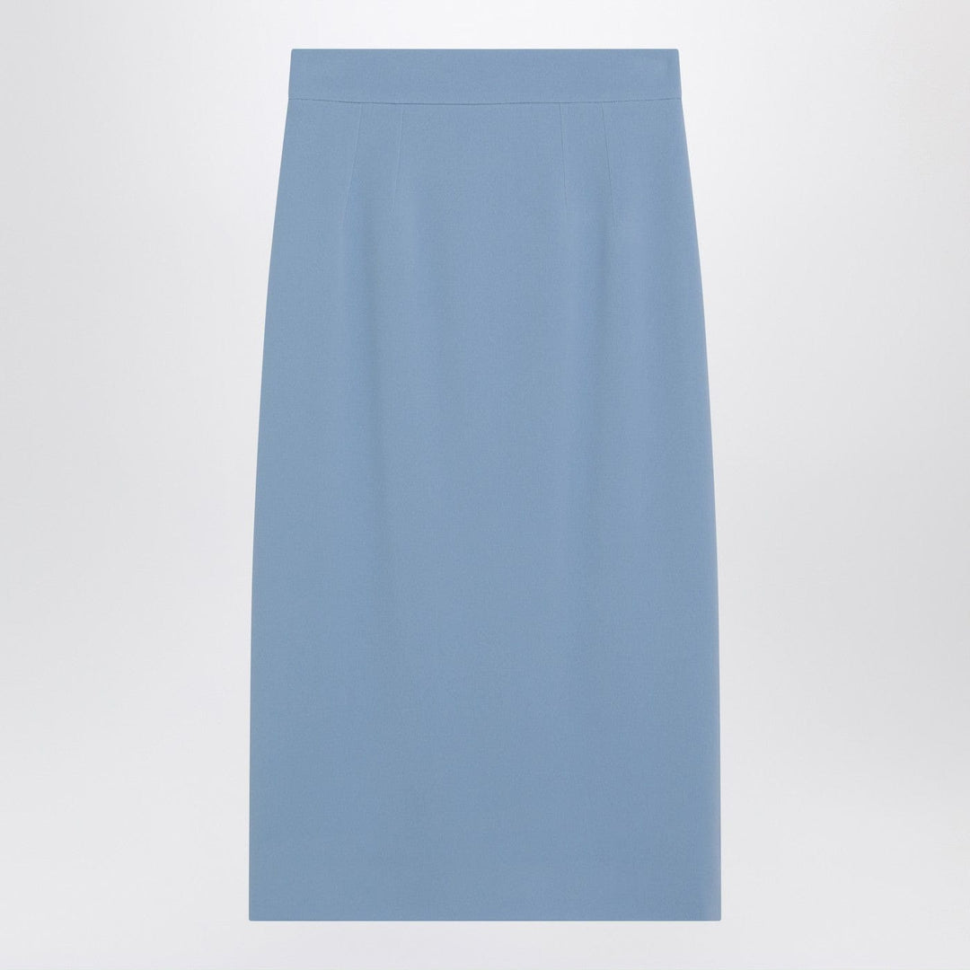 Skirts Dolce&Gabbana - Light blue stretch cady skirt Brand