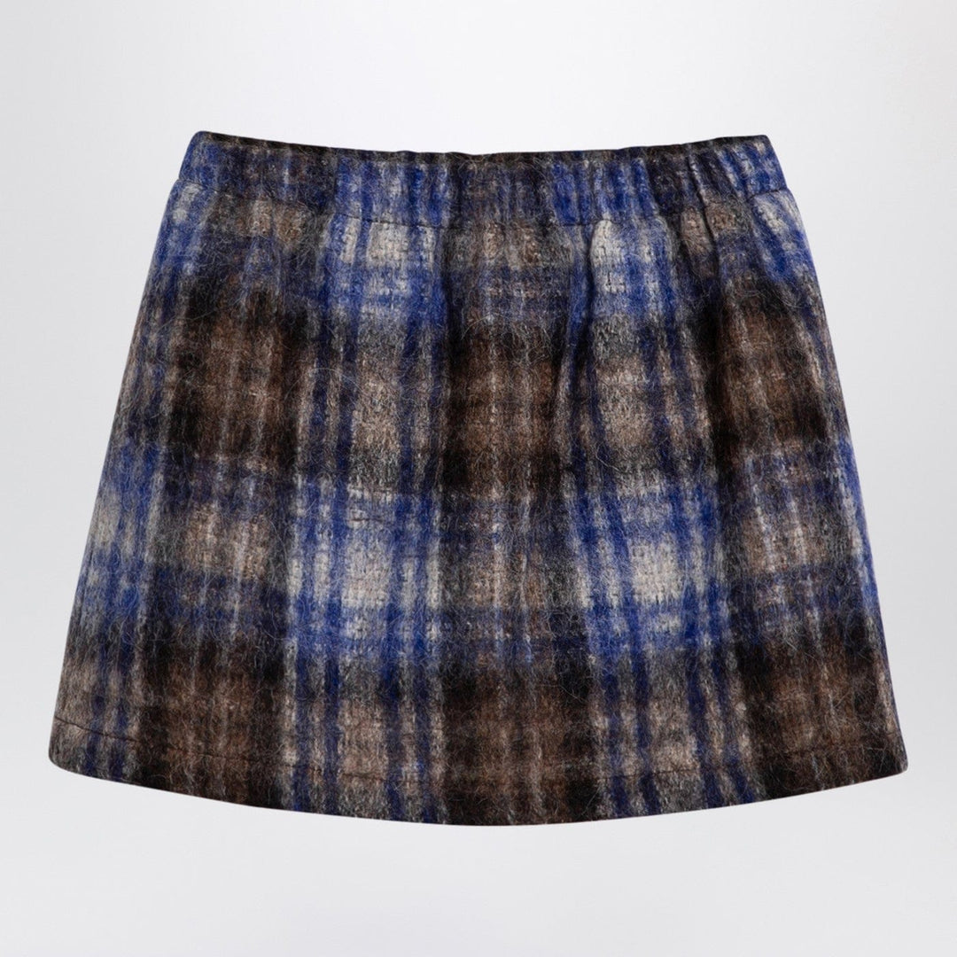 Skirts 10 Douuod - Grey/blue wool blend checked skirt Brand