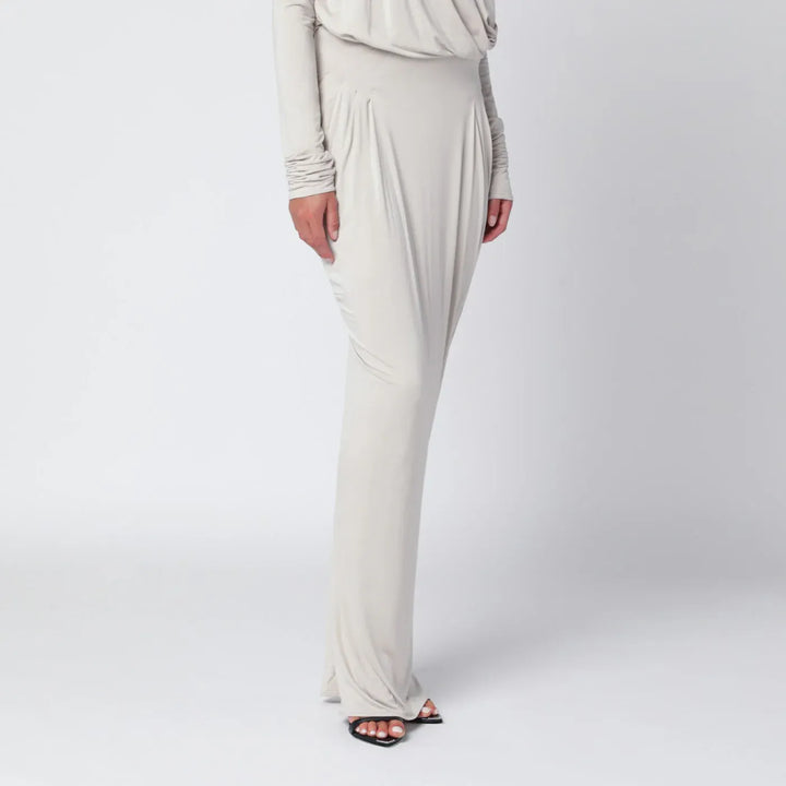 Entire Studios - Ivory draped long skirt Brand Skirts