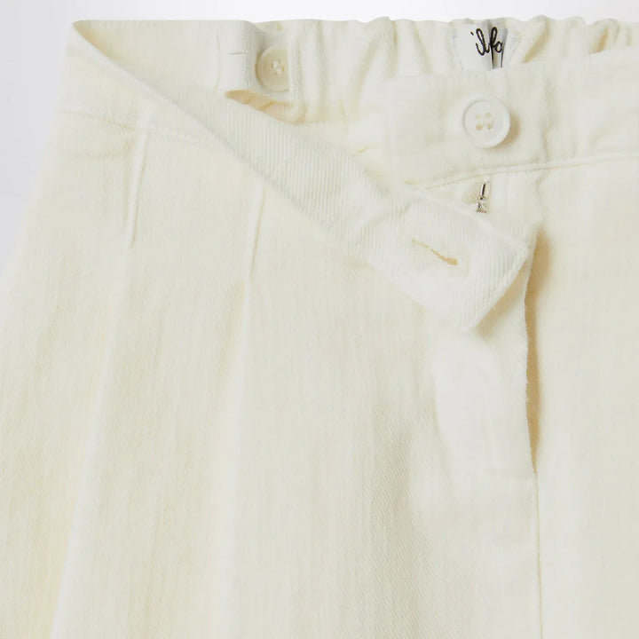 Il Gufo - White milk skirt in denim Brand Skirts 4A