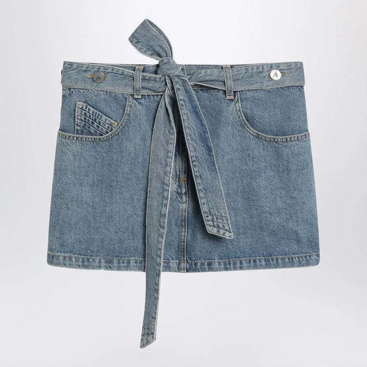 The Attico - Light blue denim mini skirt Brand Skirts 38  IT