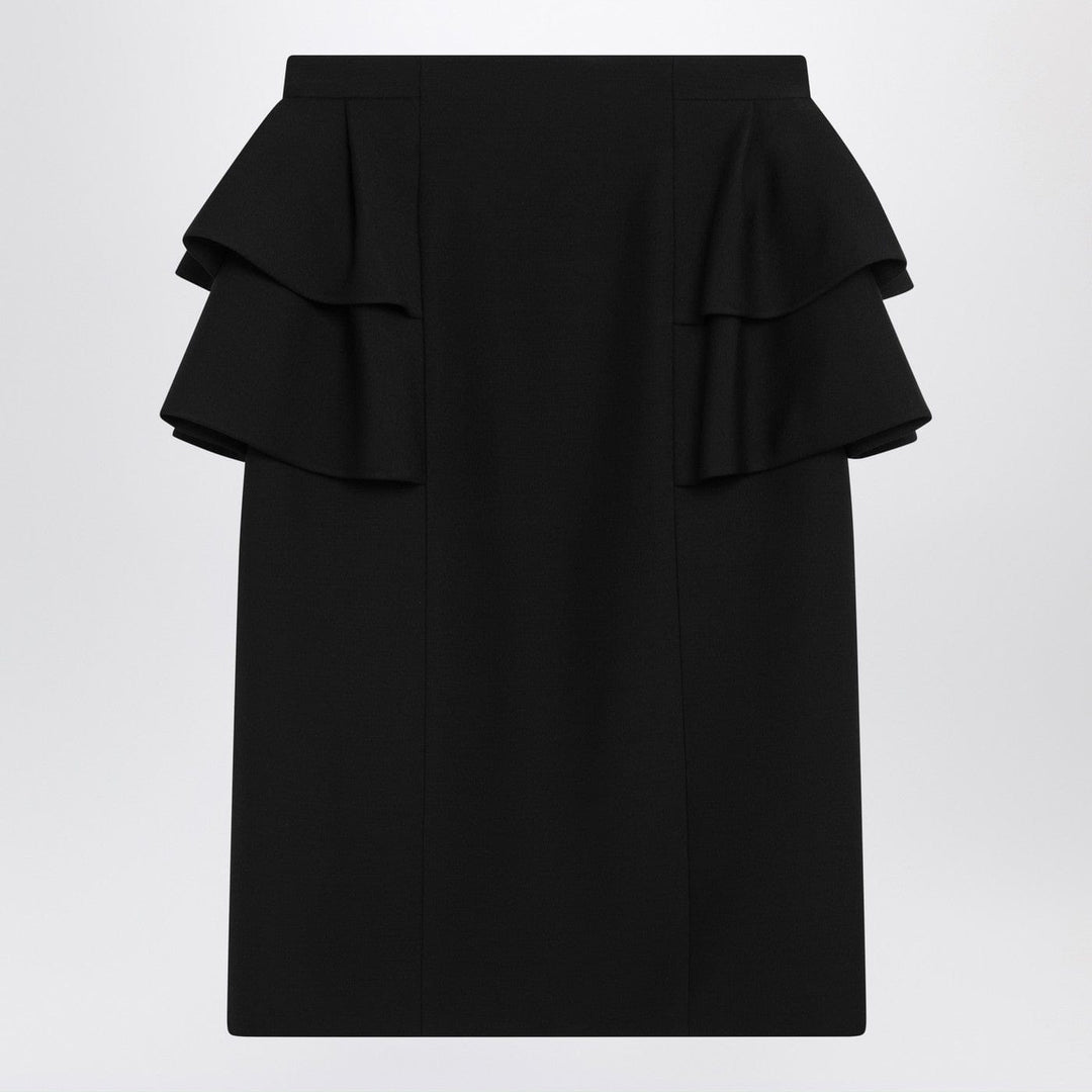 Skirts Valentino - Black skirt with ruffles on the sides Brand