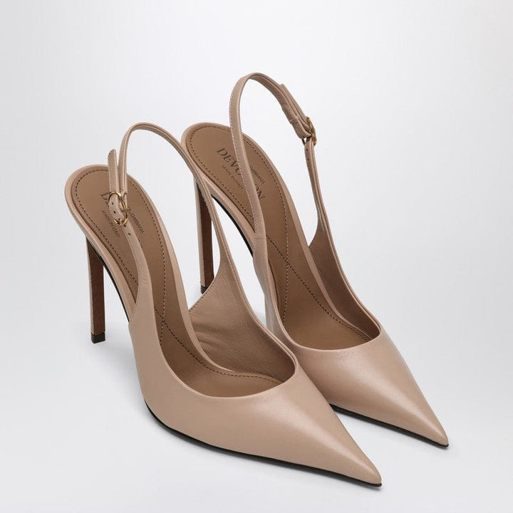 Dolce & Gabbana Slingback 37.5 Dolce & Gabbana Dolce&Gabbana Slingback in nude leather Dolce & Gabbana Dolce&Gabbana Slingback in nude leather Brand