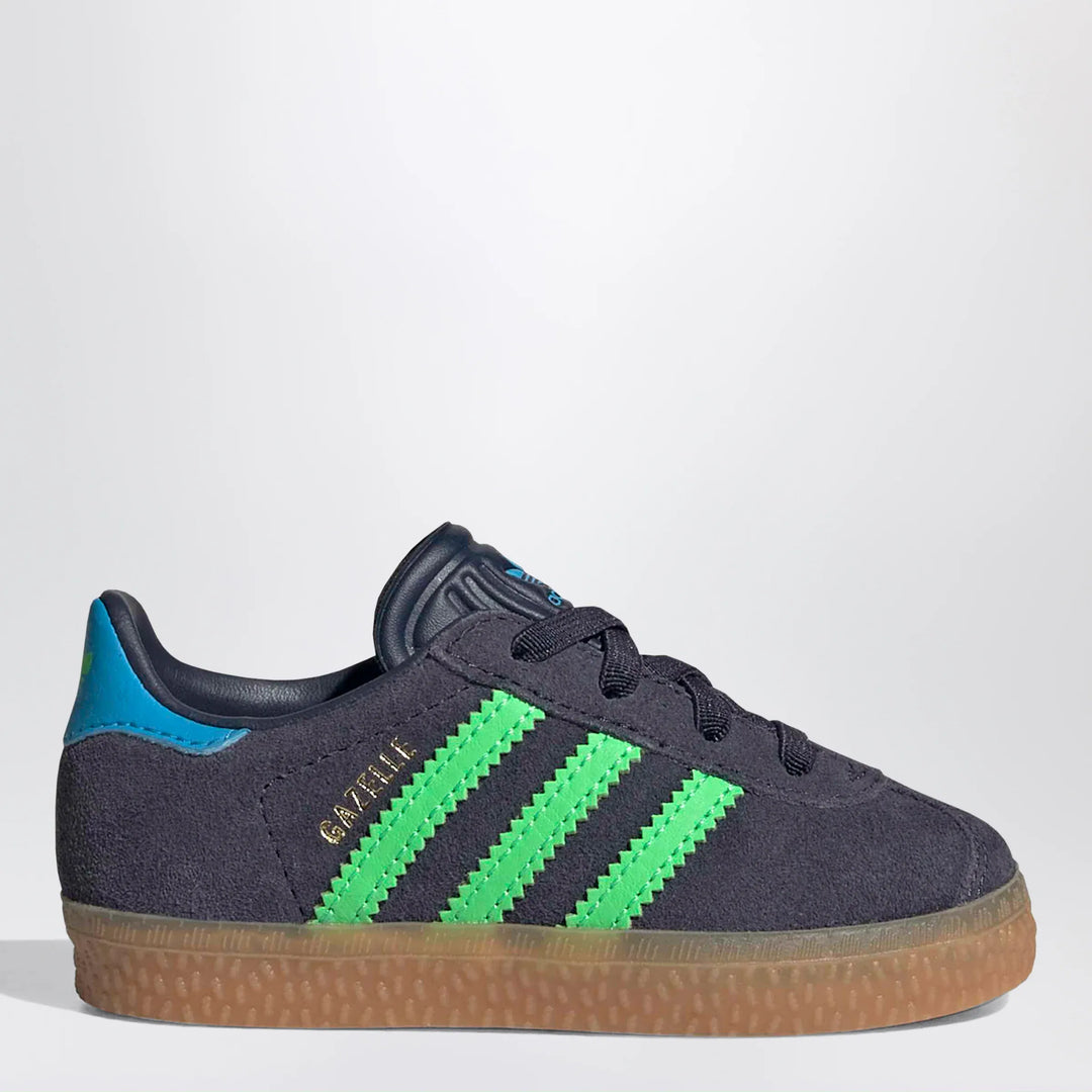 adidas Originals - Blue/green Gazelle trainers with elastic laces Brand Sneakers 21