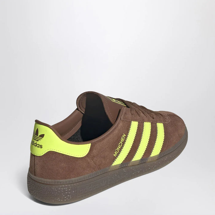 adidas Originals - Sneakers München in brown/yellow suede Brand Sneakers