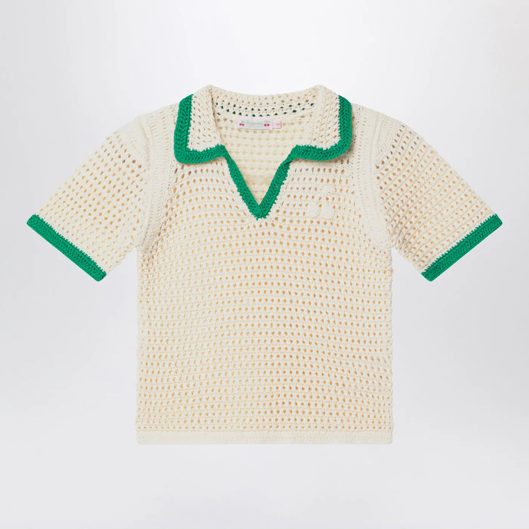 Bonpoint - Elanita sweater in ivory/green Brand Sweater 10