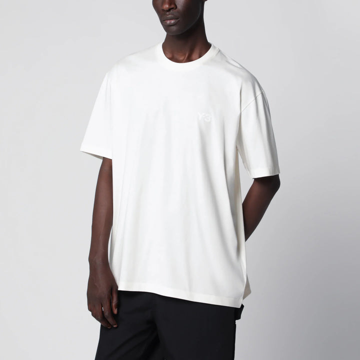 adidas Y-3 - Chalk white T-shirt with logo Brand T-Shirt