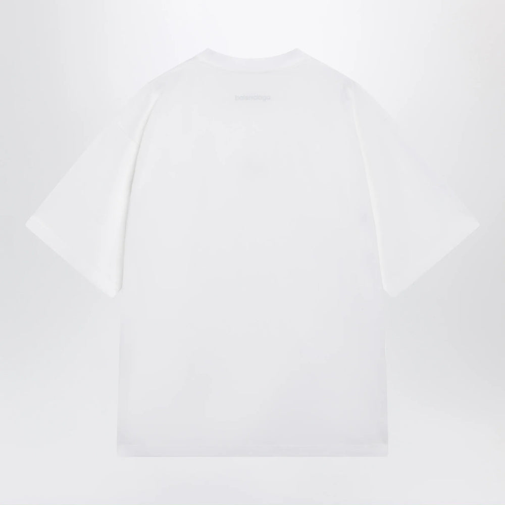 Balenciaga - White Bodies T-shirt with regular fit Brand T-Shirt