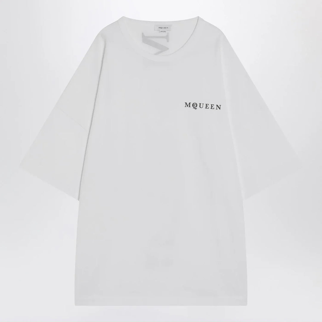 Alexander McQueen - White oversized t-shirt with logo Brand T-Shirts L