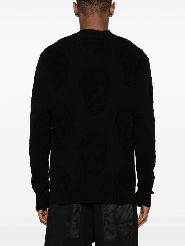 Alexander McQueen Topwear Alexander McQueen Sweaters Black Alexander McQueen Sweaters Black Brand