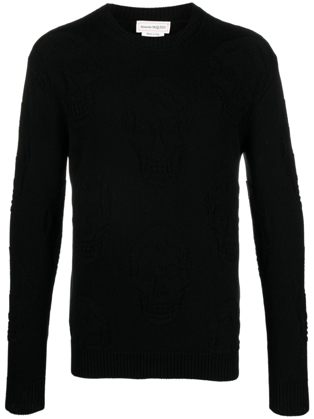 Alexander McQueen Topwear Alexander McQueen Sweaters Black Alexander McQueen Sweaters Black Brand