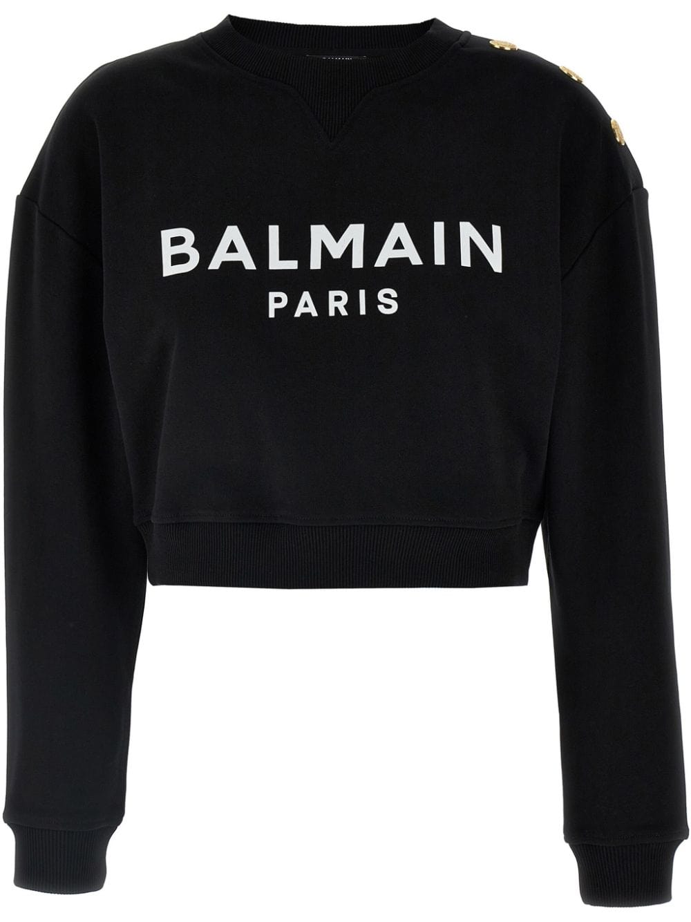Balmain Topwear Balmain Sweaters Black Balmain Sweaters Black Brand