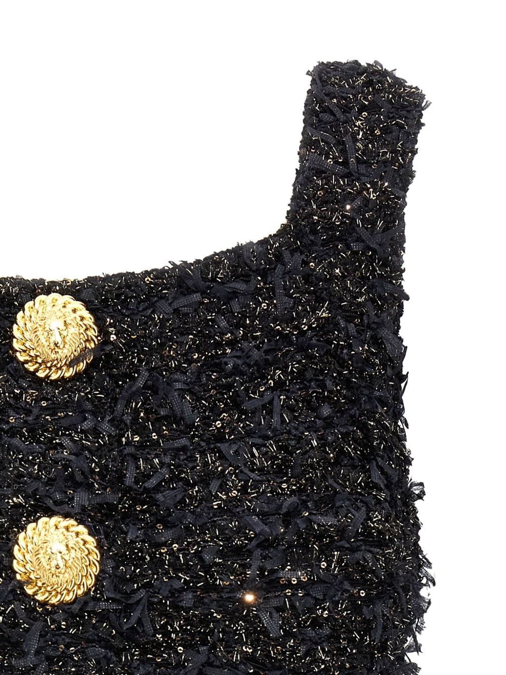Balmain Topwear Balmain Top Black Balmain Top Black Brand