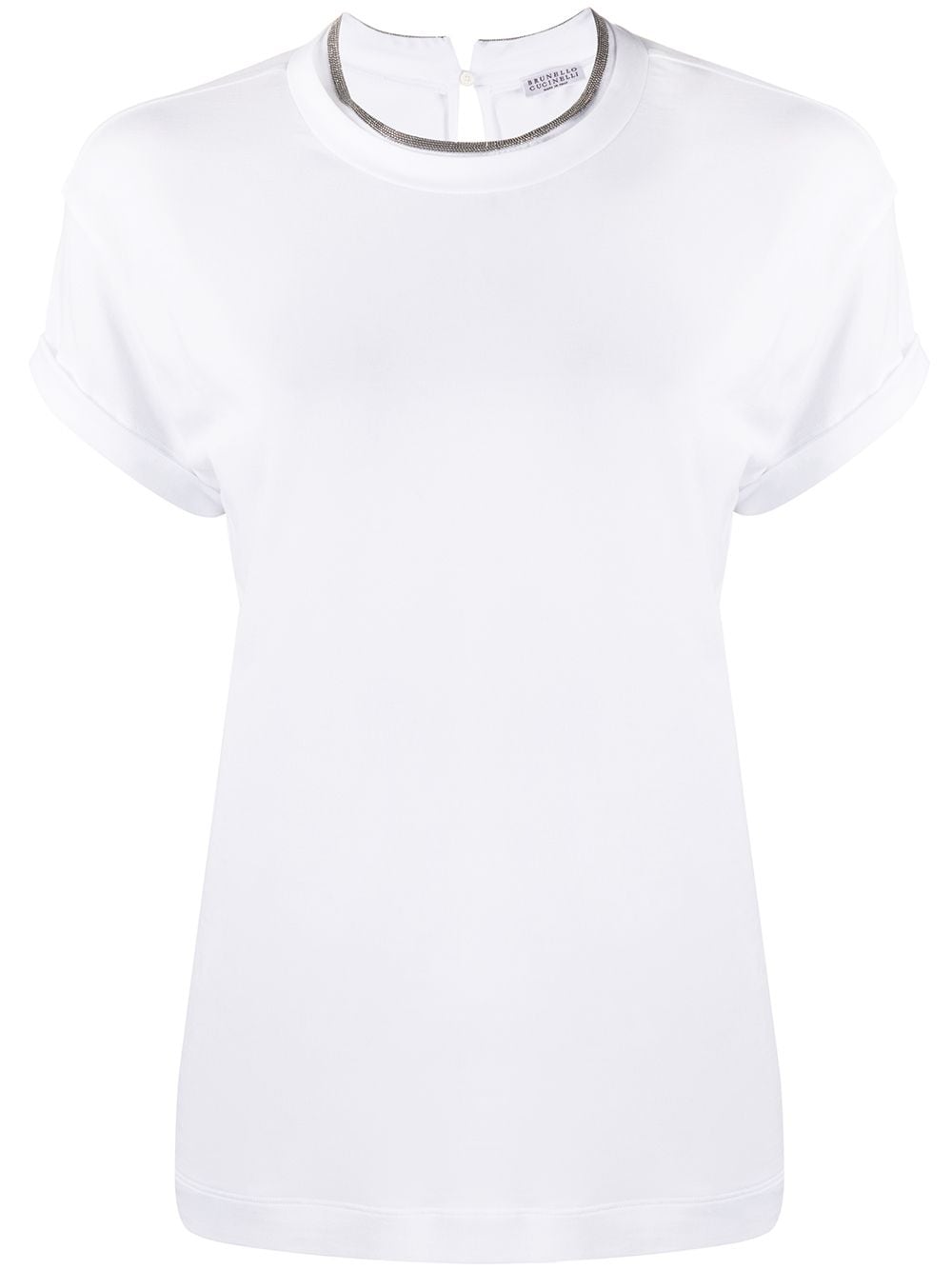 Brunello Cucinelli Topwear S Brunello Cucinelli T-shirts and Polos White Brunello Cucinelli T-shirts and Polos White Brand