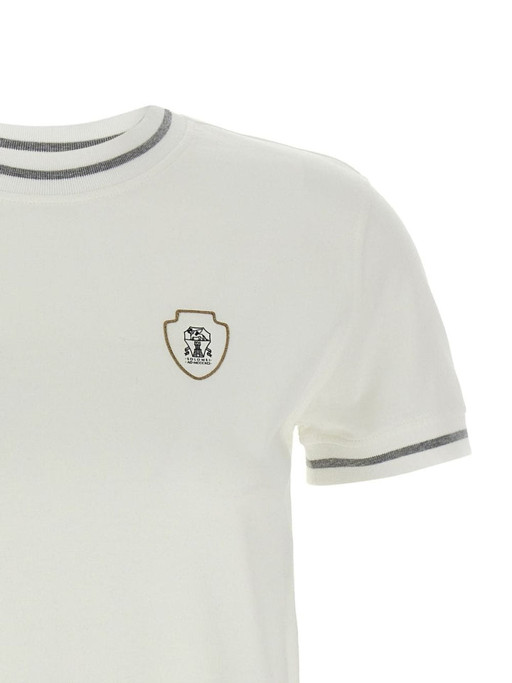 Brunello Cucinelli Topwear S Brunello Cucinelli T-shirts and Polos White Brunello Cucinelli T-shirts and Polos White Brand