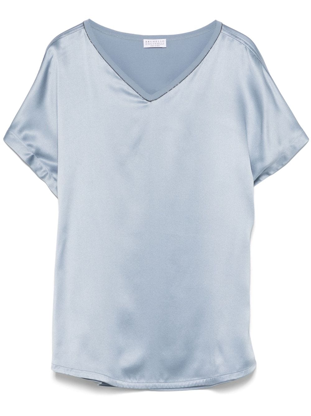 Brunello Cucinelli Topwear S Brunello Cucinelli Top Clear Blue Brunello Cucinelli Top Clear Blue Brand
