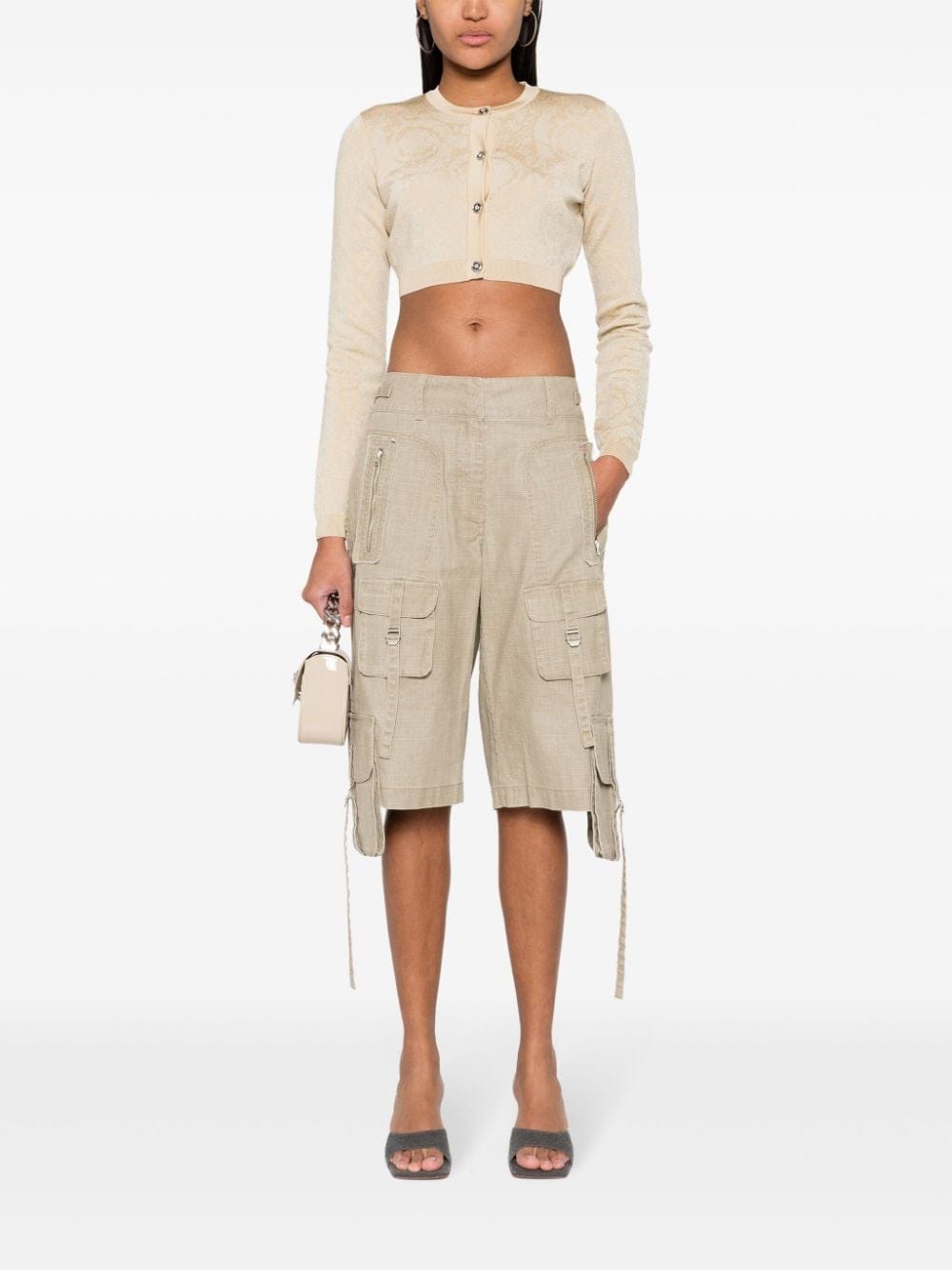Versace Topwear 42 Versace Sweaters Beige Versace Sweaters Beige Brand