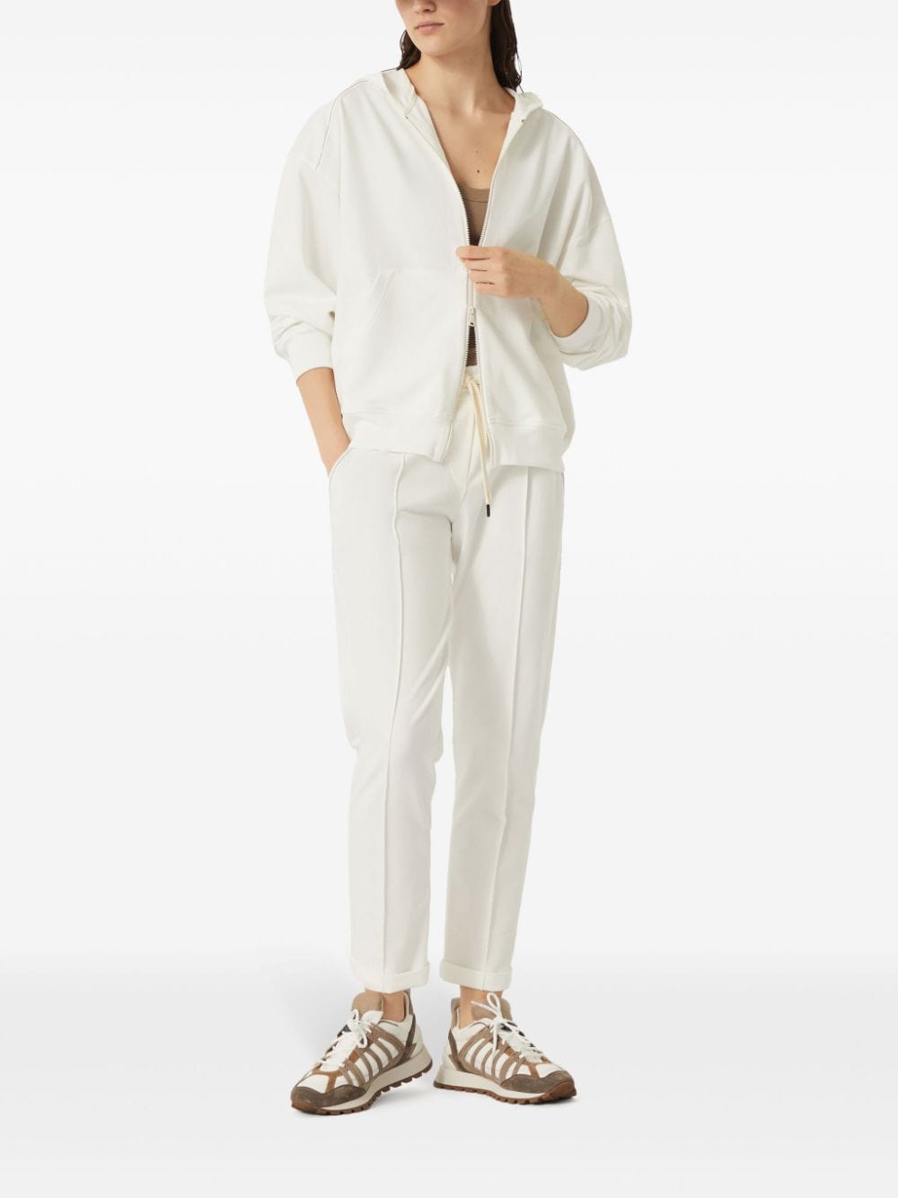 Brunello Cucinelli Trousers XL Brunello Cucinelli Trousers White Brunello Cucinelli Trousers White Brand