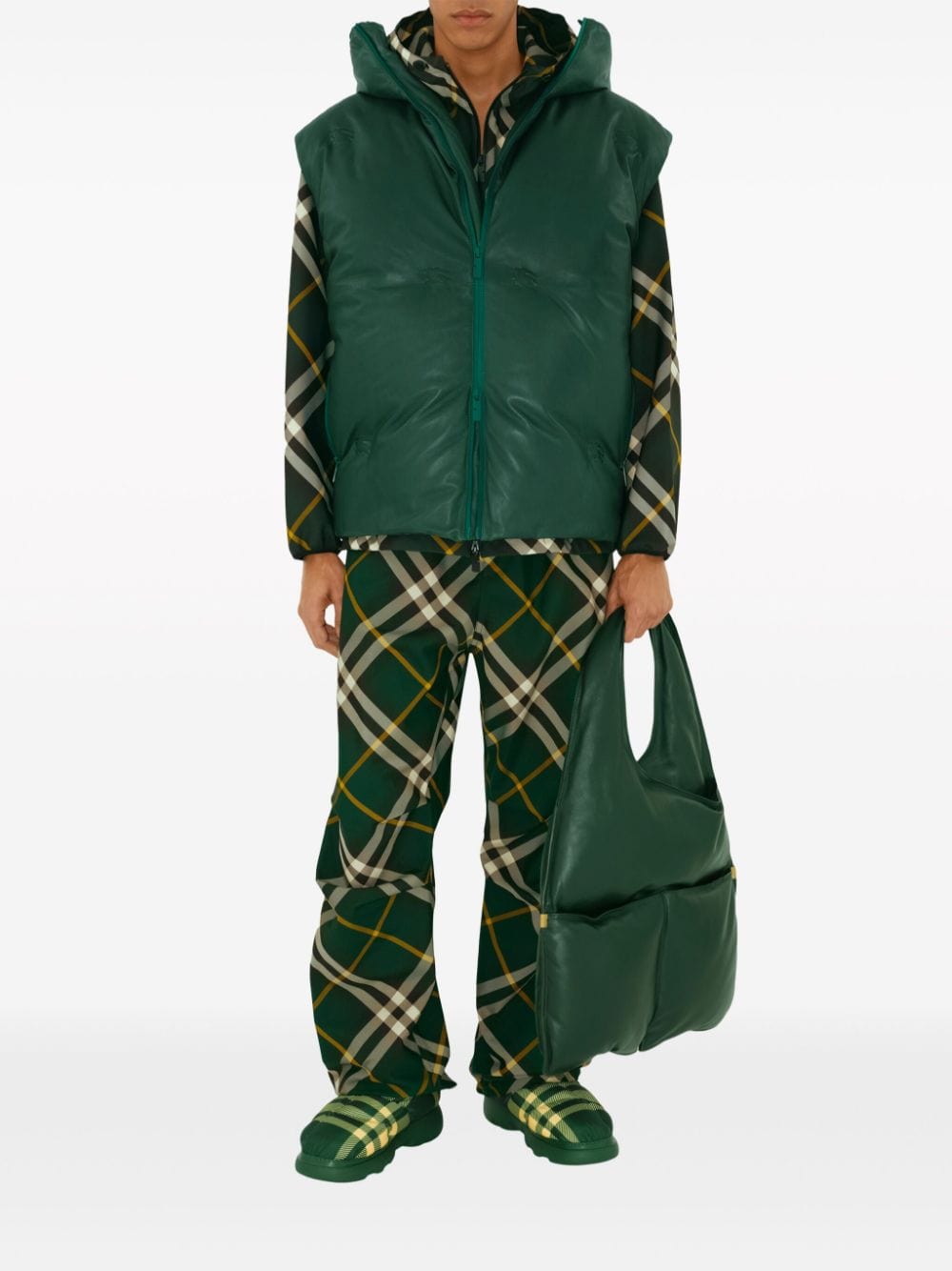 Burberry Trousers Burberry Trousers Dark Green Burberry Trousers Dark Green Brand