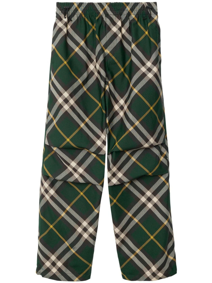 Burberry Trousers Burberry Trousers Dark Green Burberry Trousers Dark Green Brand