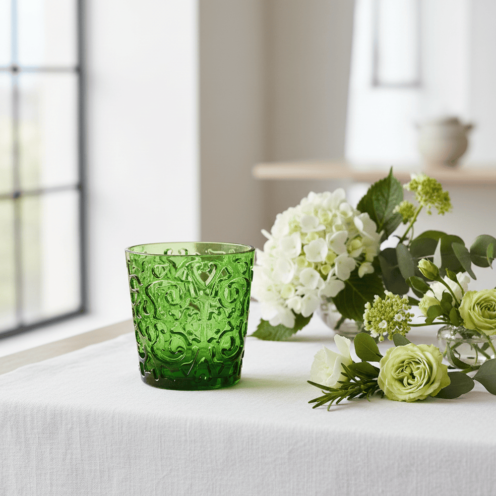 Mario Luca Giusti Siviglia Set of 2 Tumblers Green Brand Tumblers