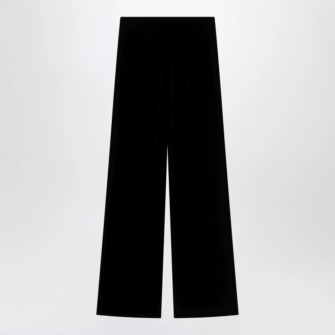Valentino - Black viscose-blend trousers Brand
