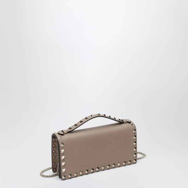 Valentino Garavani - Rockstud pink powder chain wallet Brand U