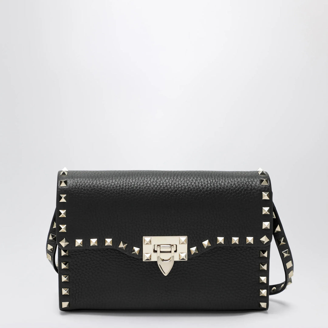 Valentino - Small black Rockstud crossbody bag Brand U