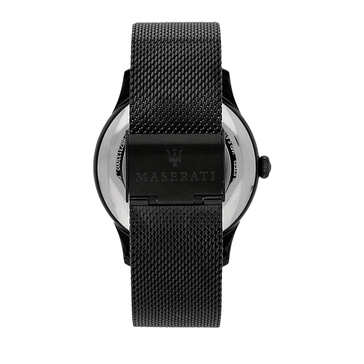 Maserati Watch Maserati Ricordo 42mm Automatic Black Mesh Watch Brand