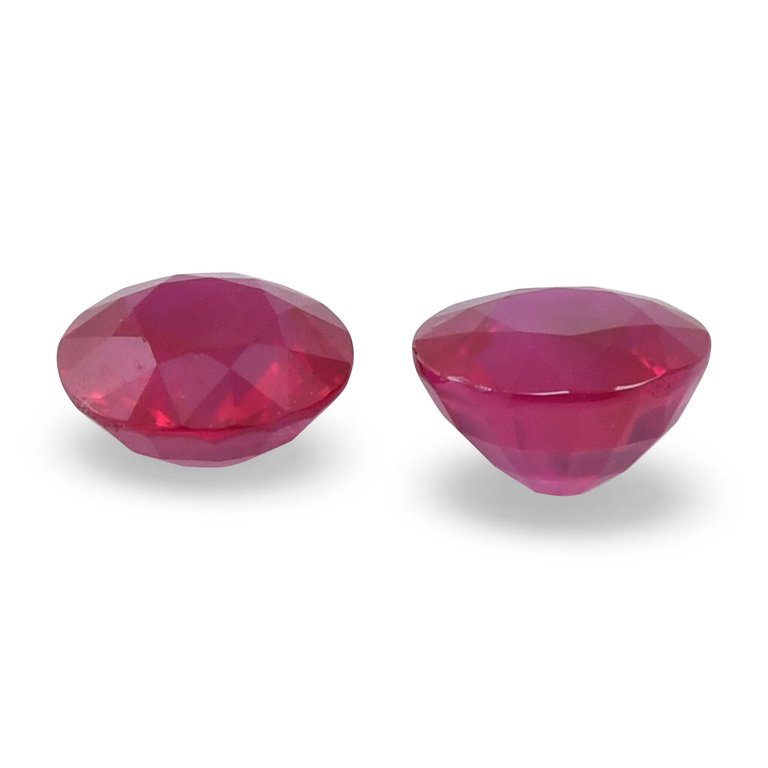 2.33 Carat Red  Round Ruby