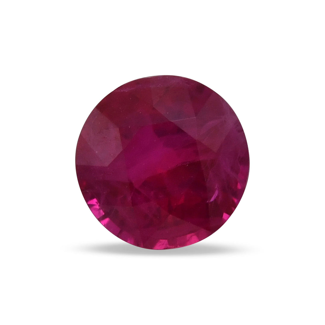 1.49 Carat Red  Round Ruby