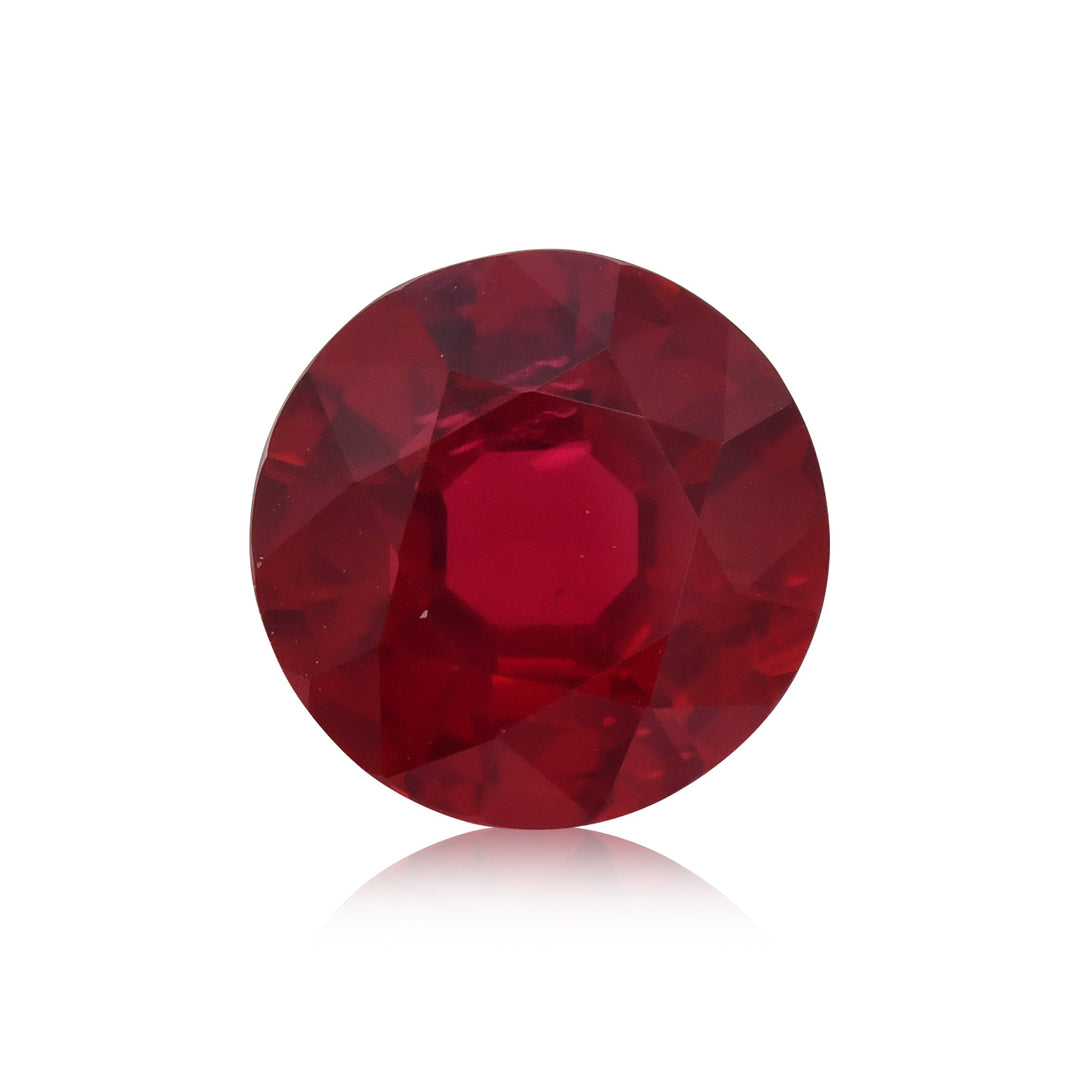 1.72 Carat Red MOZAMBIQUE Round Ruby CD