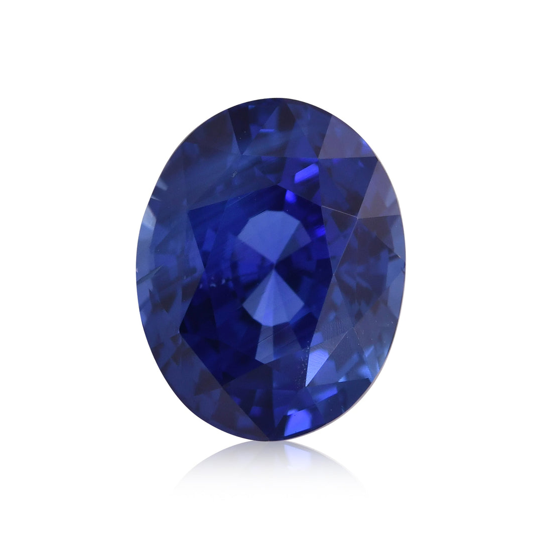 4.14 Carat Blue SRI LANKAN Oval Sapphire CD