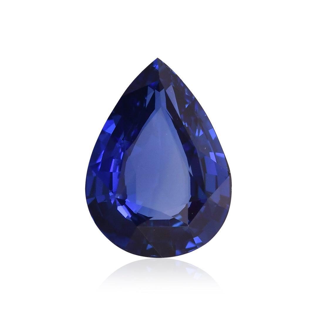 2.59 Carat Blue SRI LANKAN Pear Sapphire