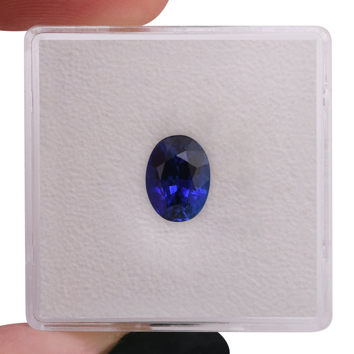 1.73 Carat Blue SRI LANKAN Oval Sapphire
